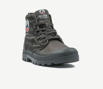 BOOTS PALLADIUM PAMPA HI DARE RHONA BLACK JOTT